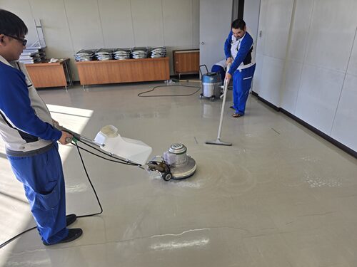 床清掃