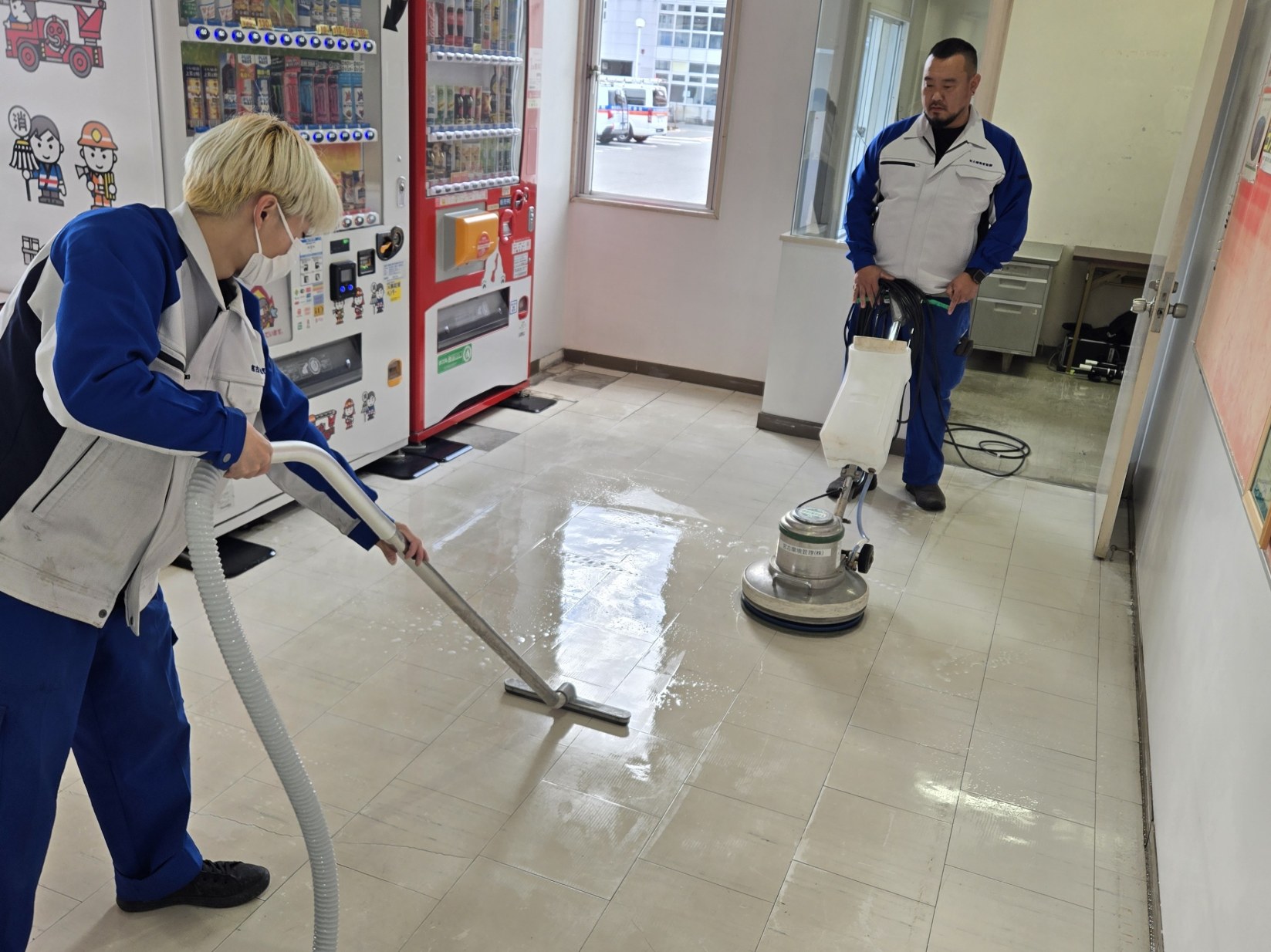 宮古合同庁舎 床清掃業務